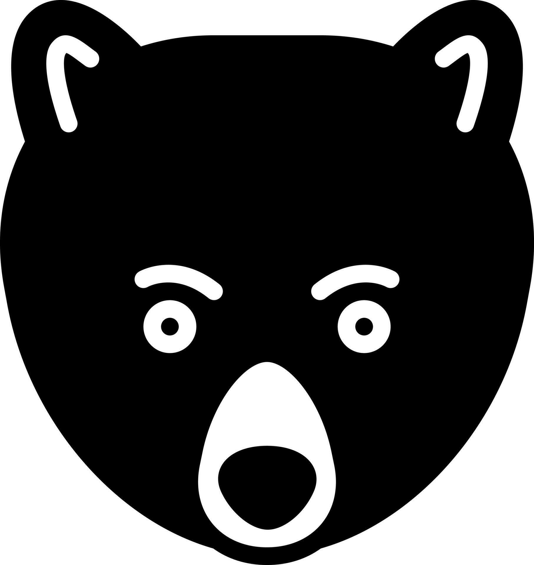 solid icon for bear 23818287 Vector Art at Vecteezy