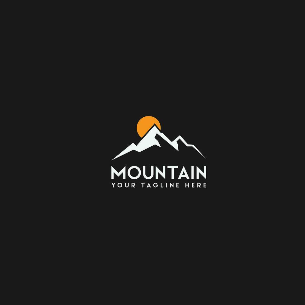 mountain logo vector