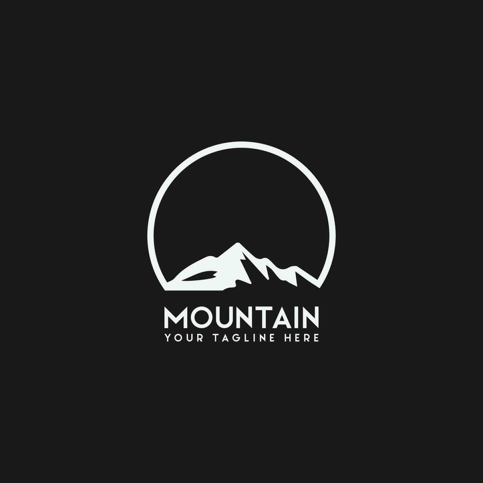 mountain logo vector