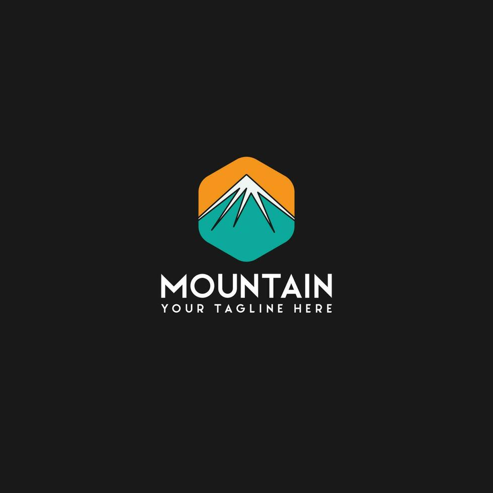 vector logo de montaña