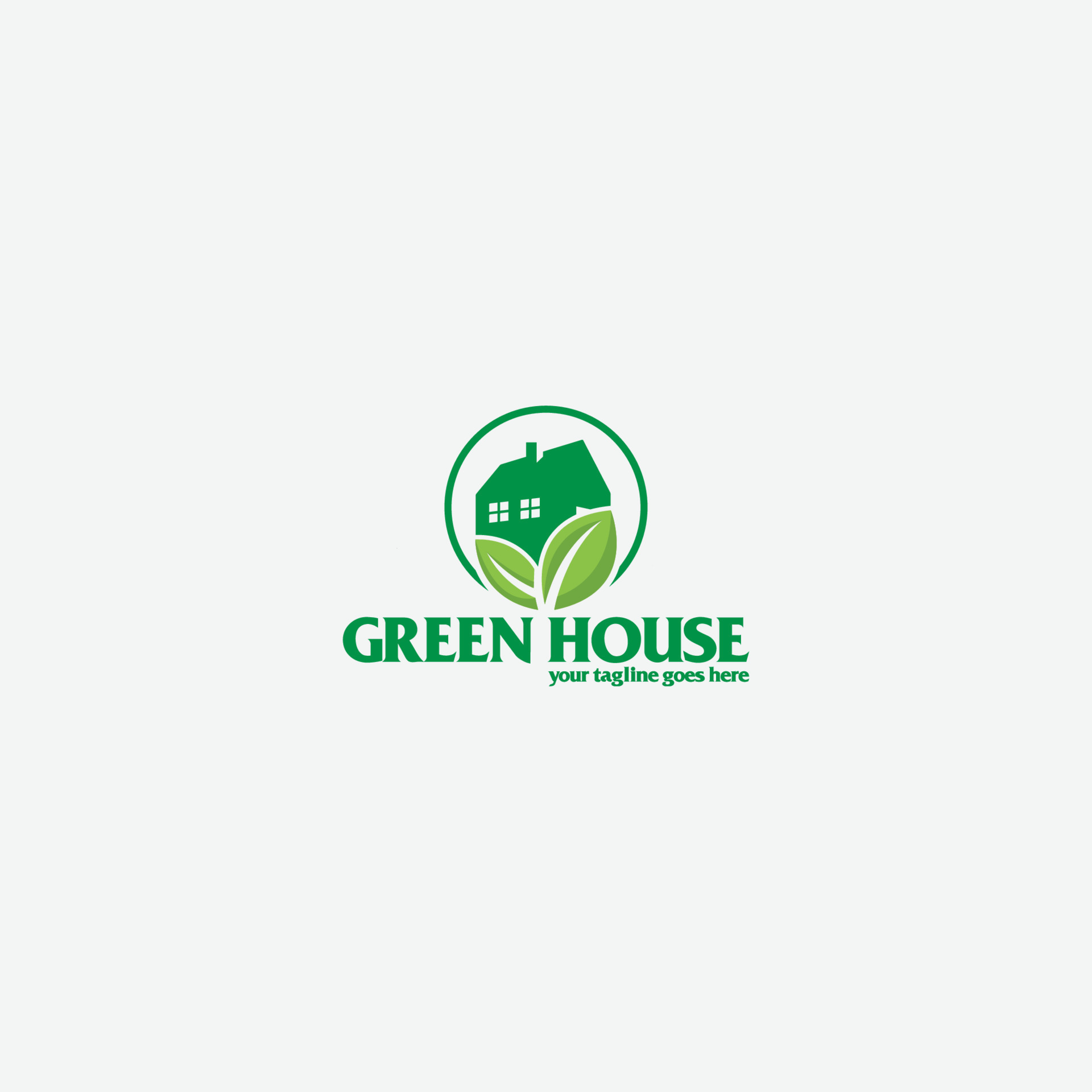 green house logo vector 23818566 Vector Art at Vecteezy