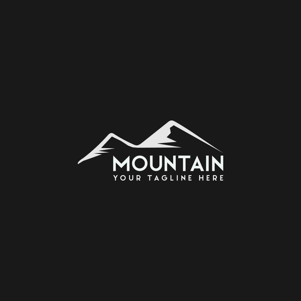 mountain logo vector