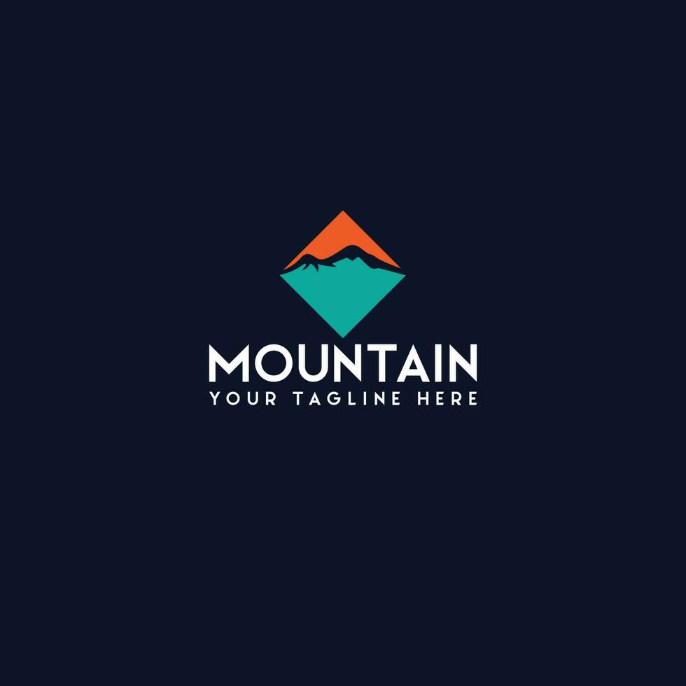 vector logo de montaña