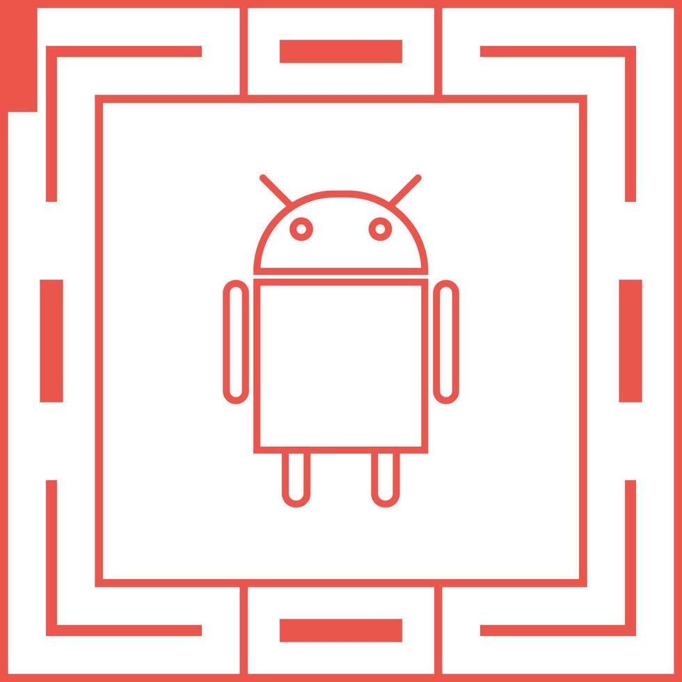 icono de vector de logotipo android