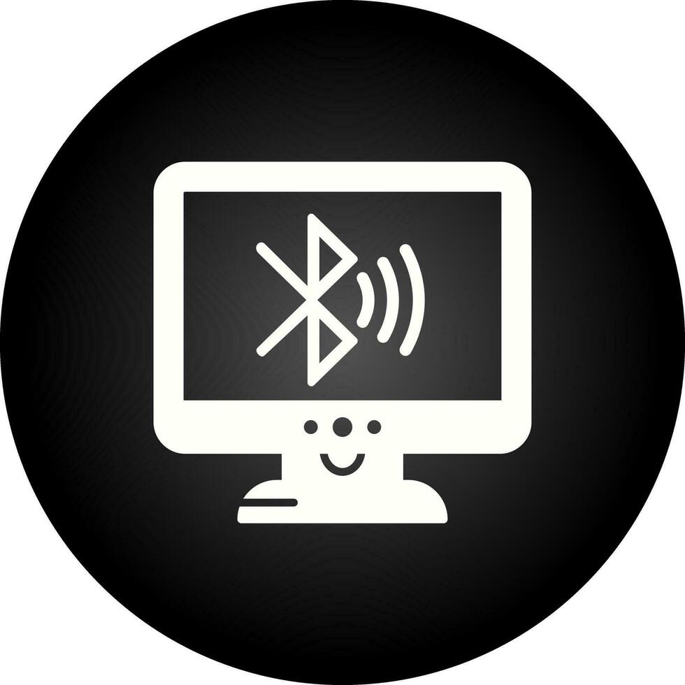 Bluetooth Lcd Vector Icon