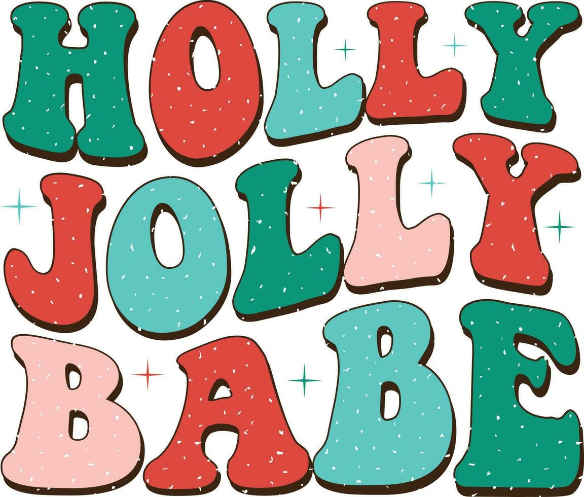 Christmas Retro Sublimation vector
