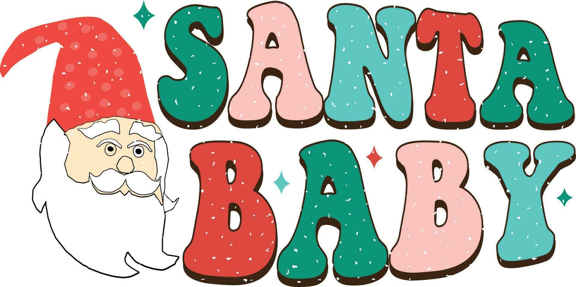 Christmas Retro Sublimation vector