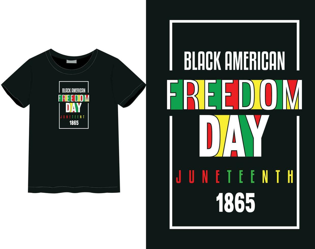 Juneteenth 2023 t-shirt design vector