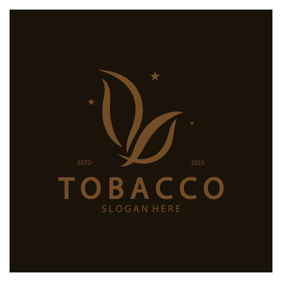 tobacco leaf logo,tobacco field and tobacco cigarette logo template design vector