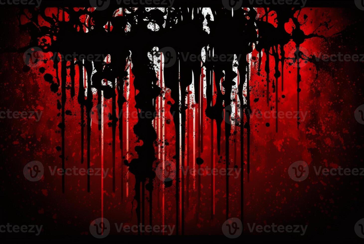 Distressed and Dirty Red and Black Background. horror background. photo