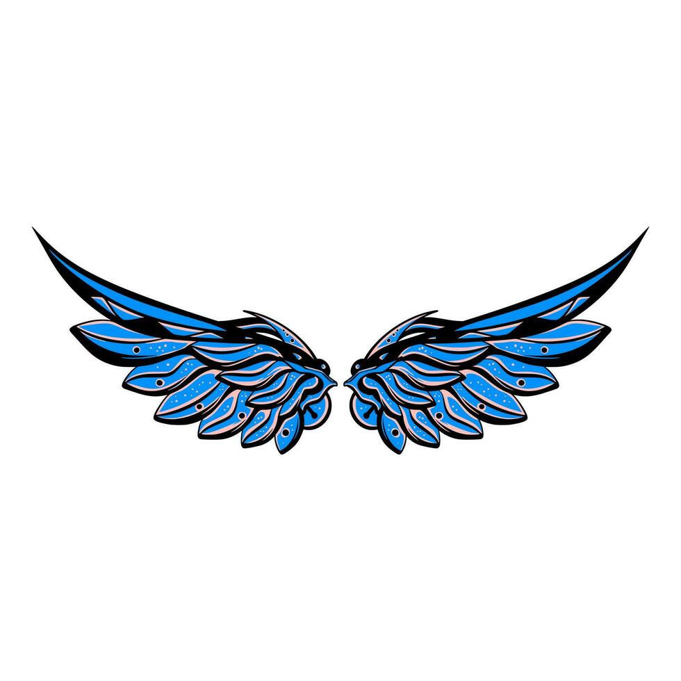 Wing illustration art vector