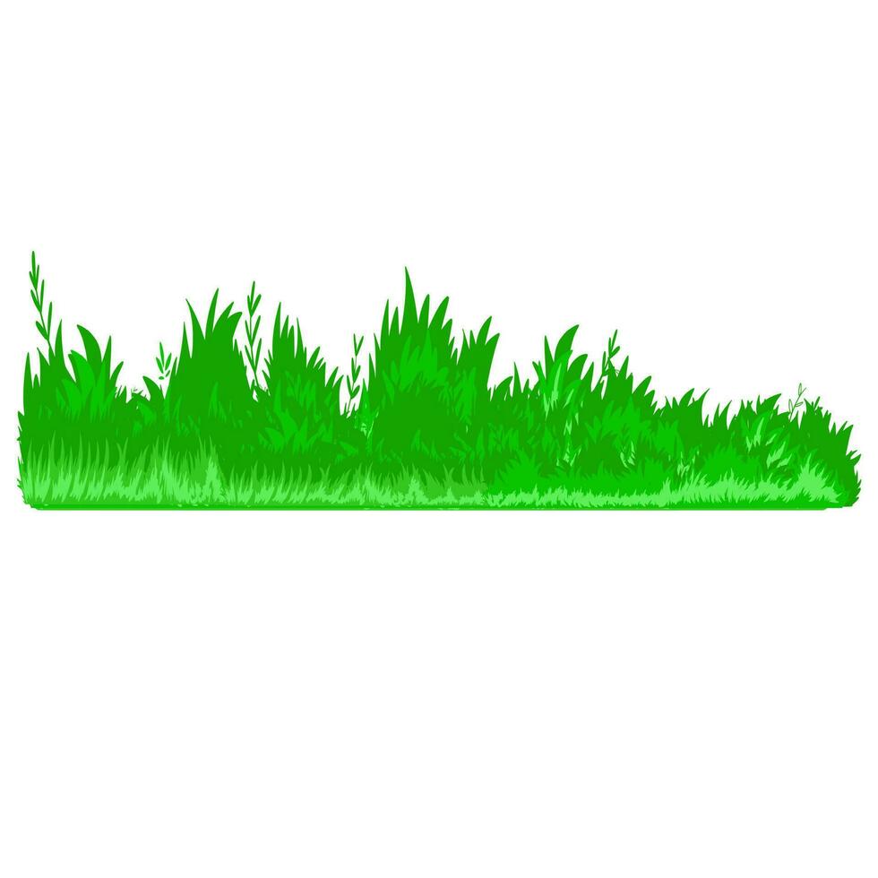 Grass illuatration art cute vector