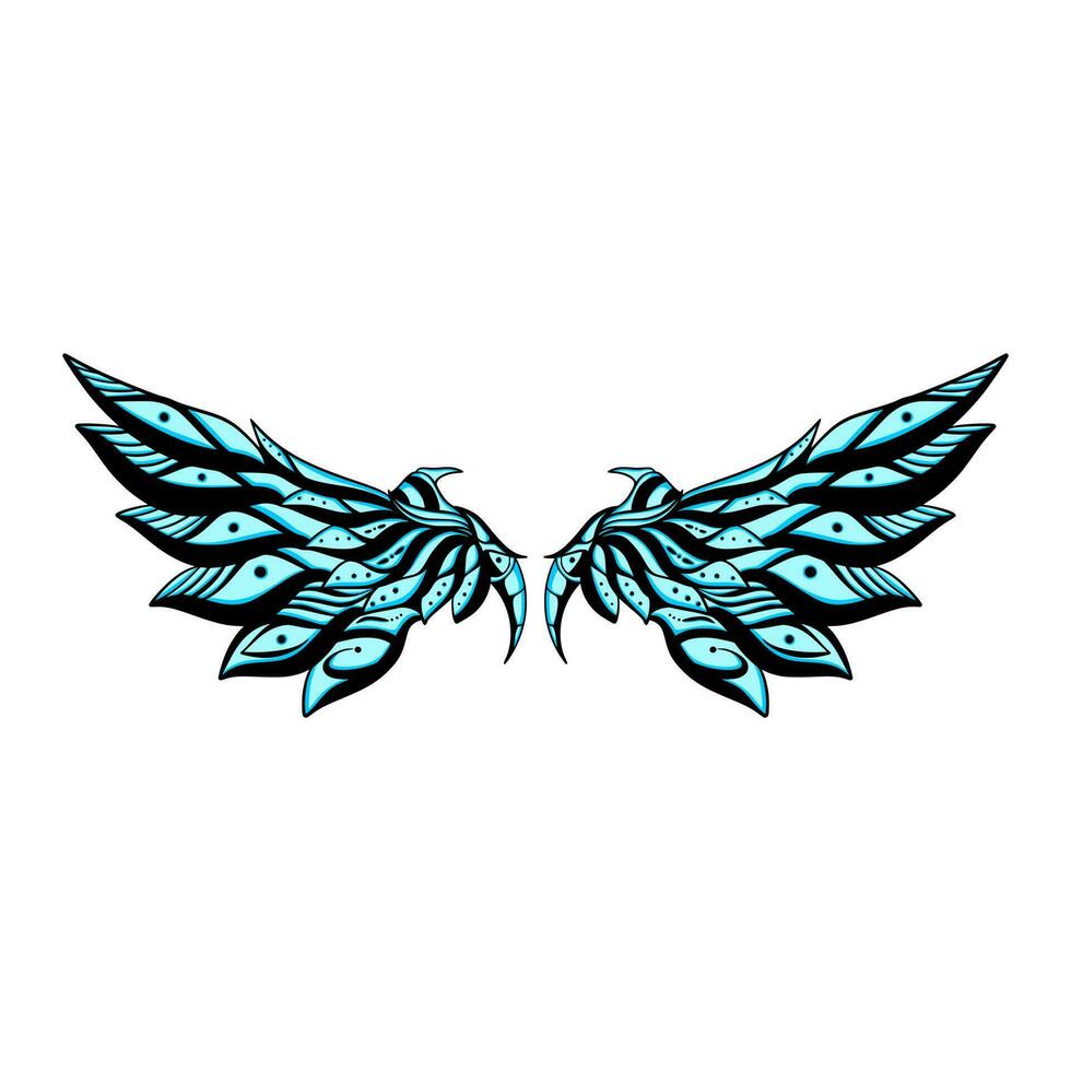 Wing illustration art vector