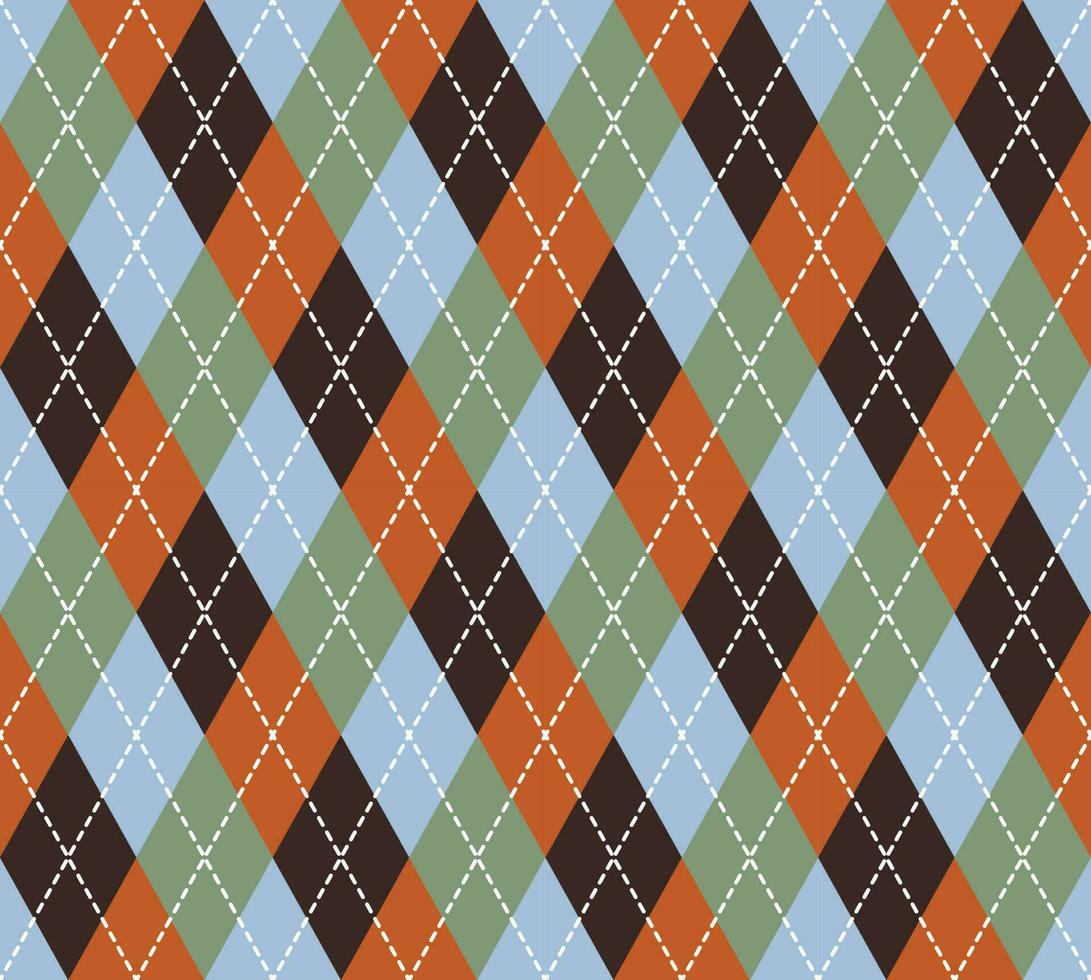 Argyle Pattern vector ,Fabric texture background