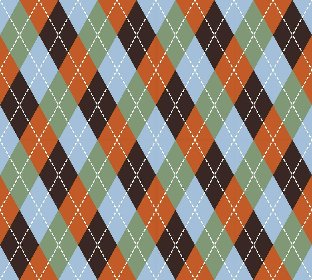 Argyle Pattern vector ,Fabric texture background