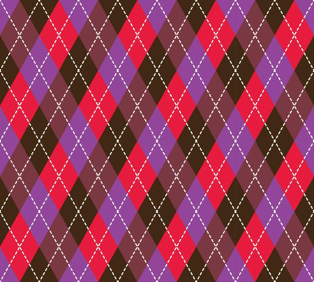 Argyle Pattern vector ,Fabric texture background