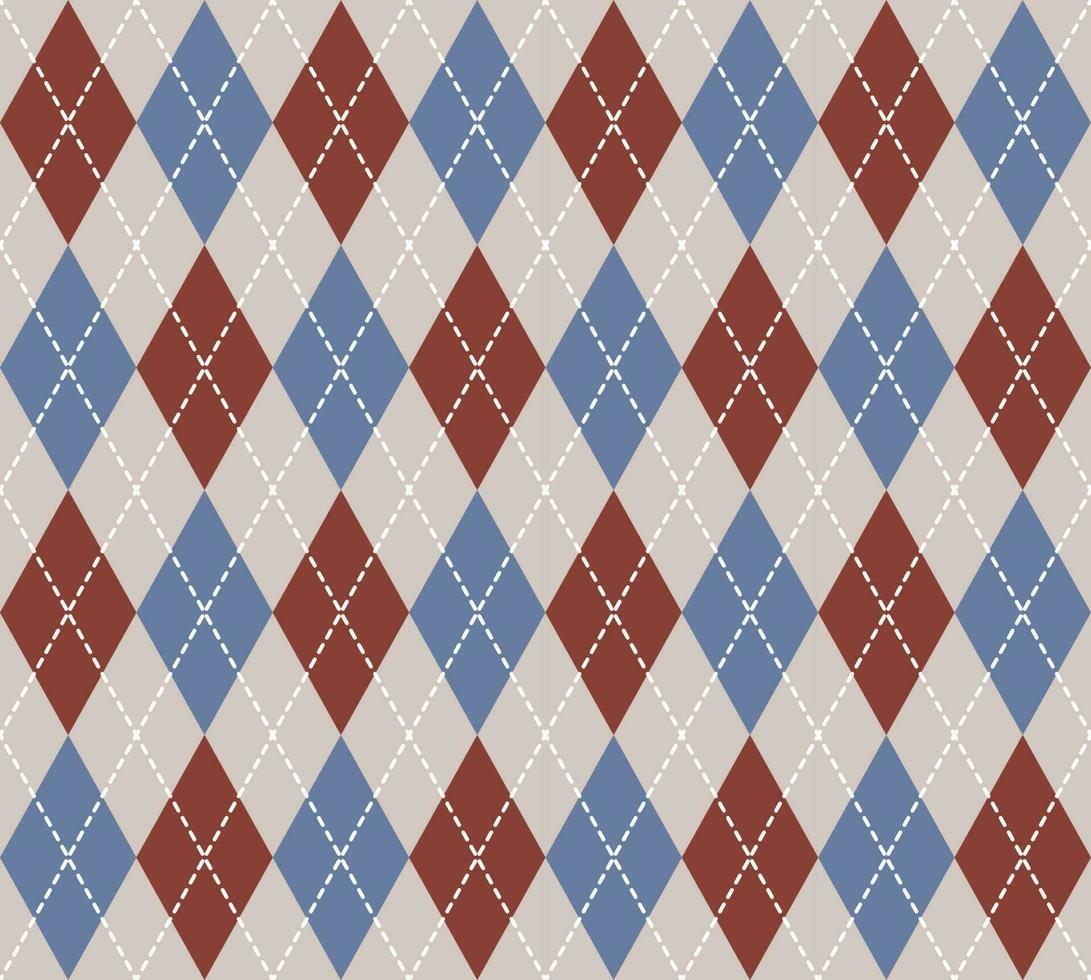 Argyle Pattern vector ,Fabric texture background