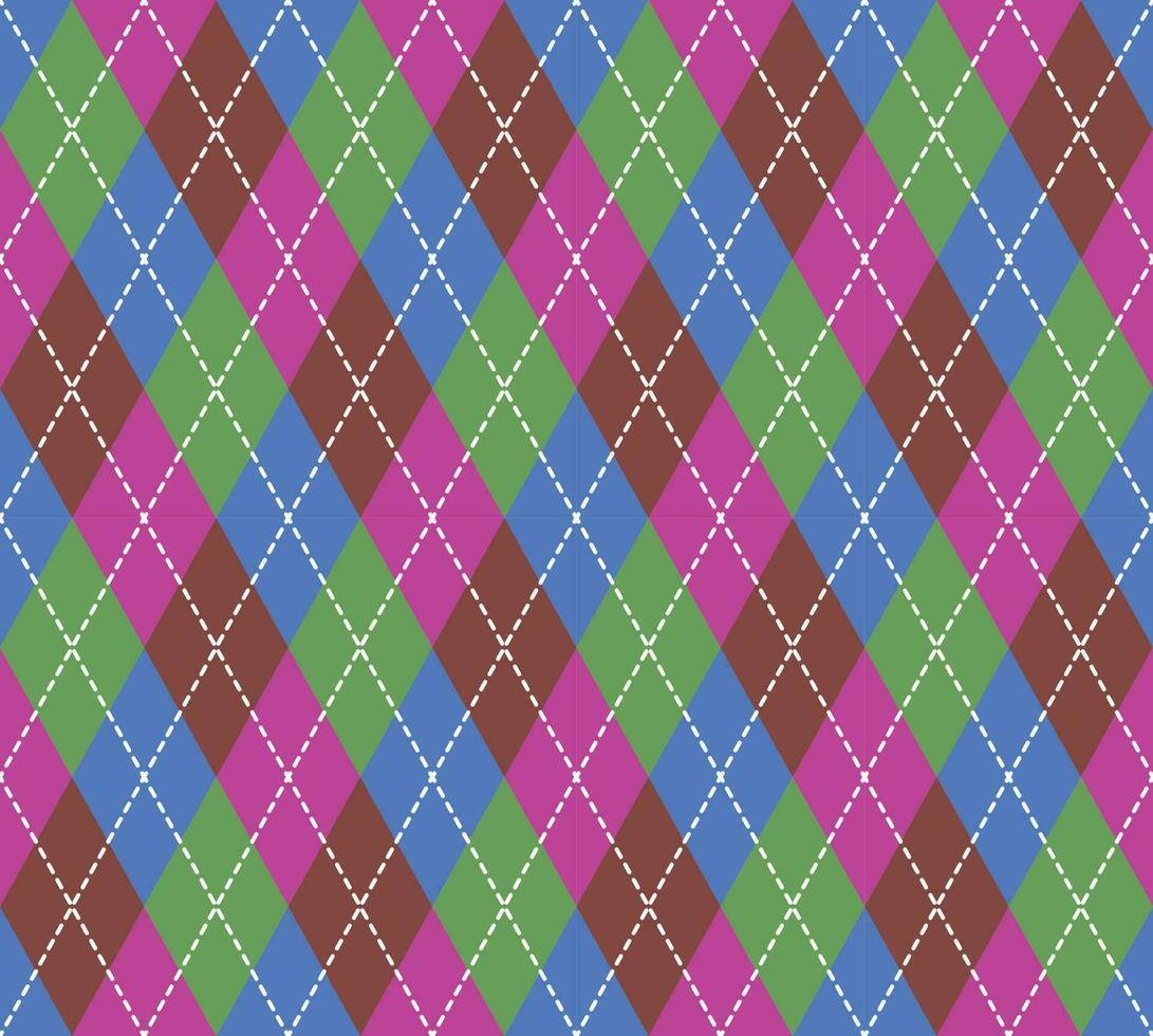 Argyle Pattern vector ,Fabric texture background