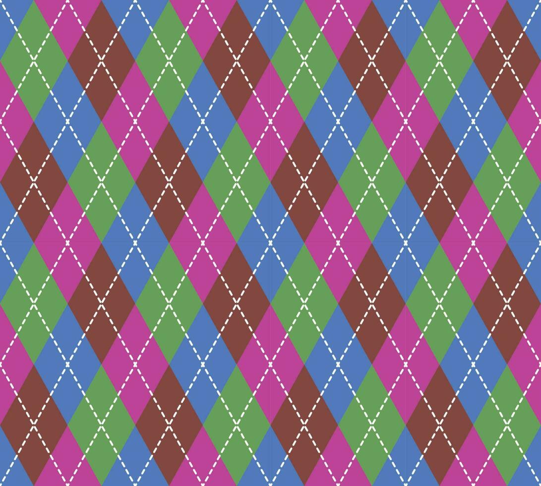 Argyle Pattern vector ,Fabric texture background