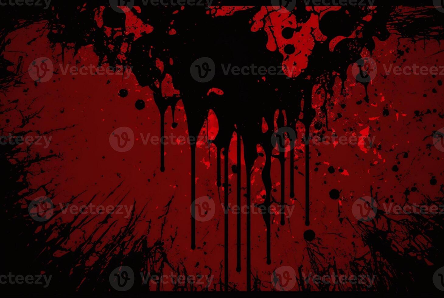 Distressed and Dirty Red and Black Background. horror background. photo