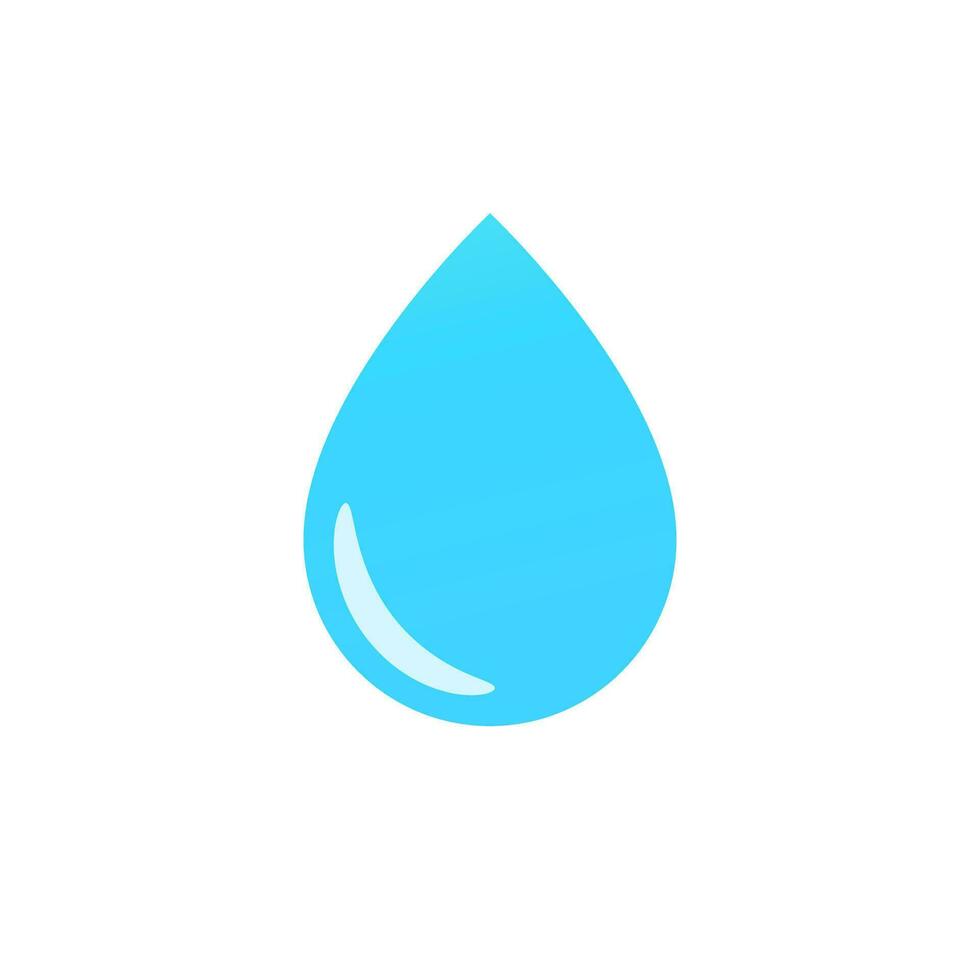 Water Drop Icon Vector