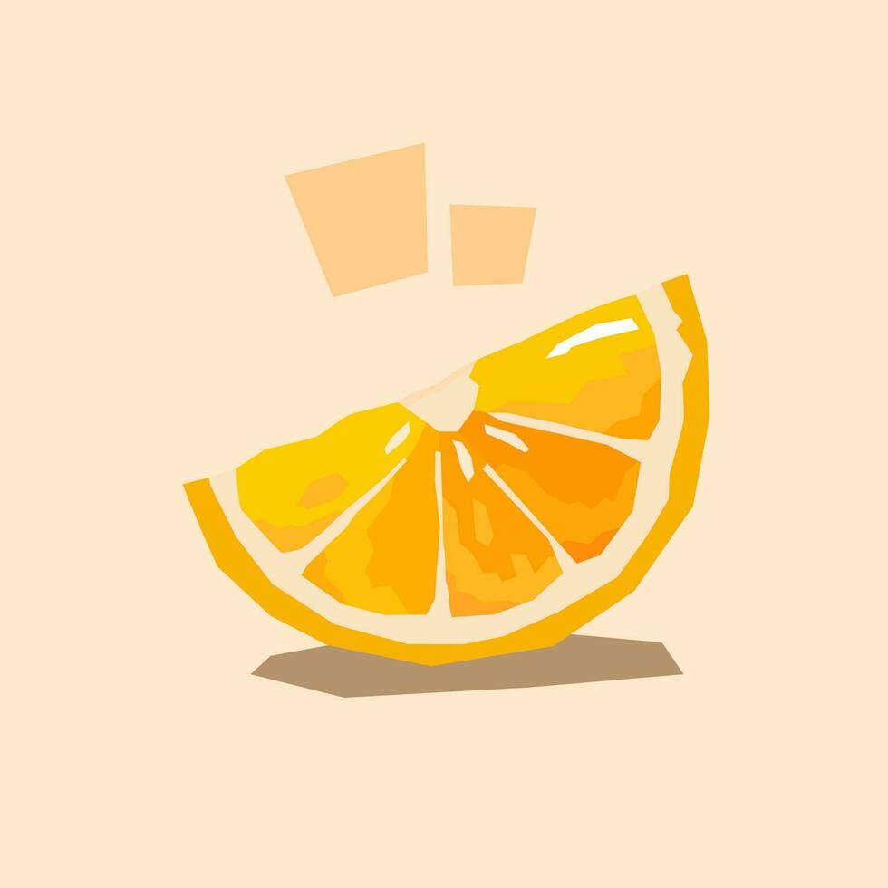 Orange Fruit Vector Illustration