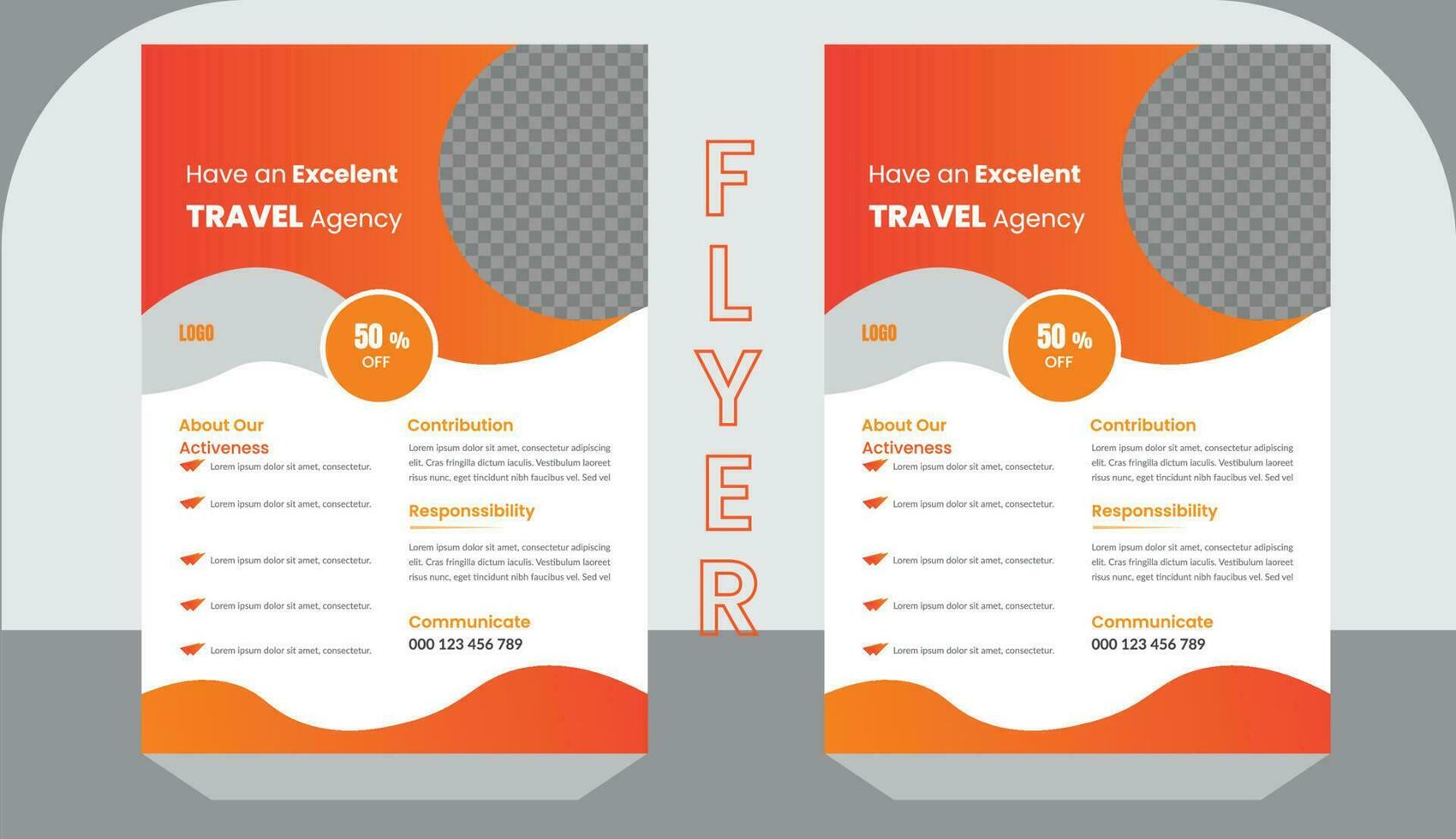 Flyer Design for business vector
