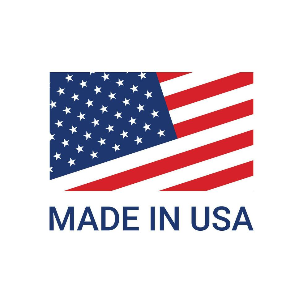 Made in the USA symbol vector