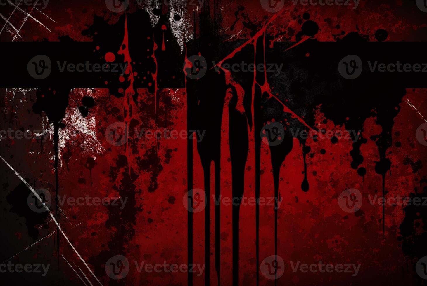 Distressed and Dirty Red and Black Background. horror background. photo