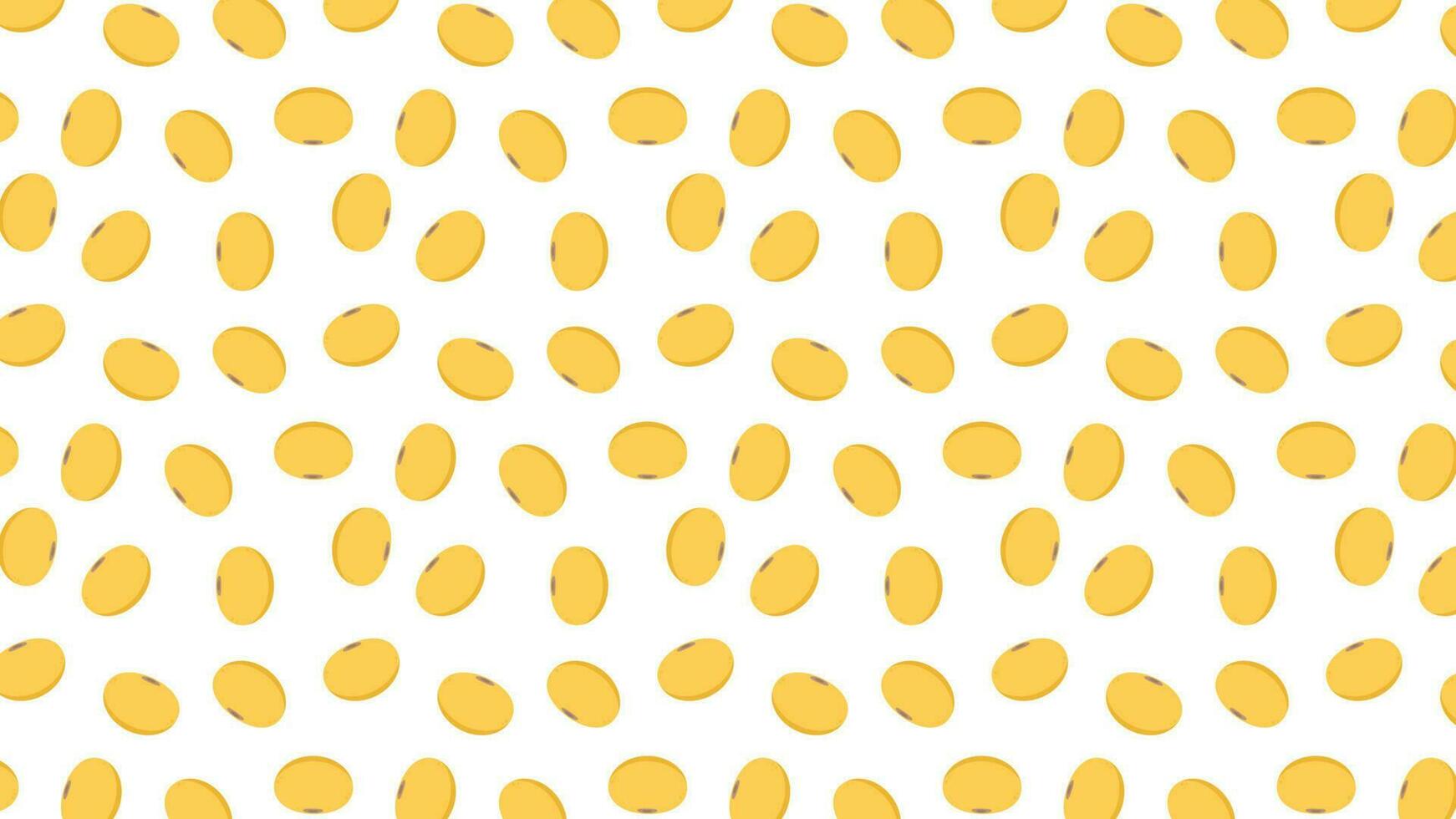 Soybean pattern vector. Soy bean. vector