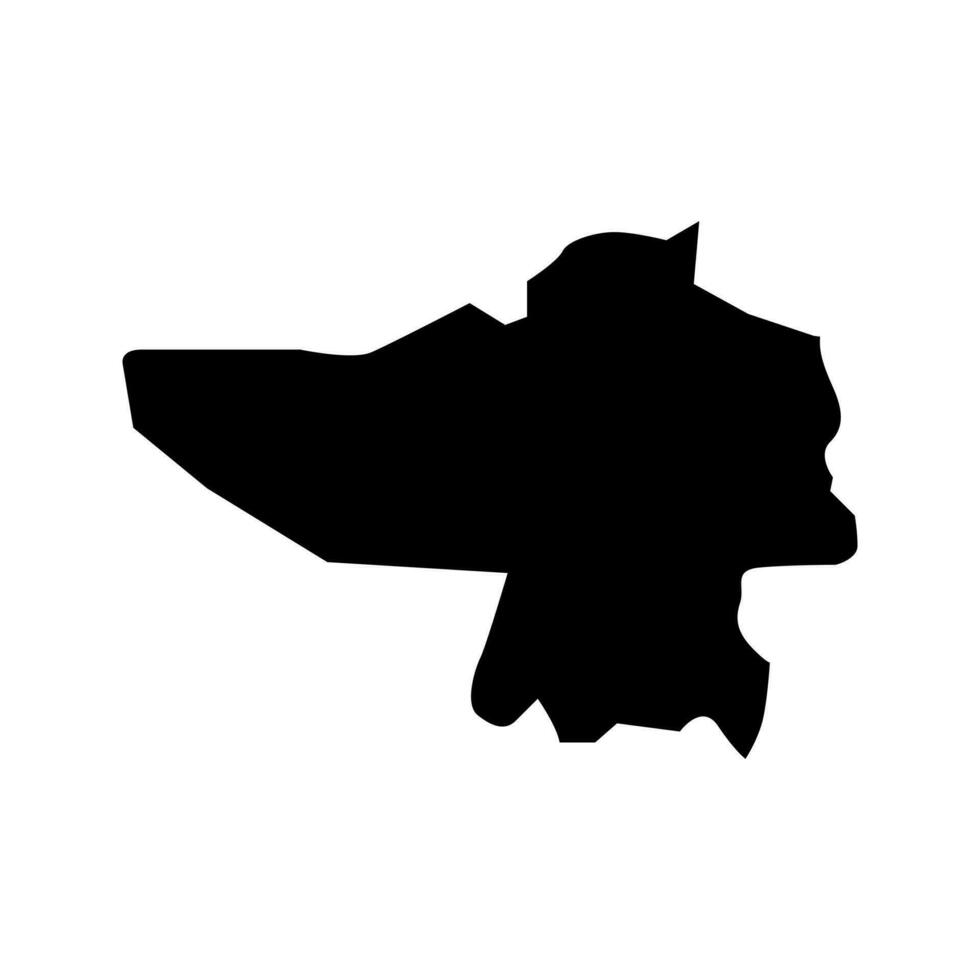 Varakjani Municipality map, administrative division of Latvia. Vector illustration.