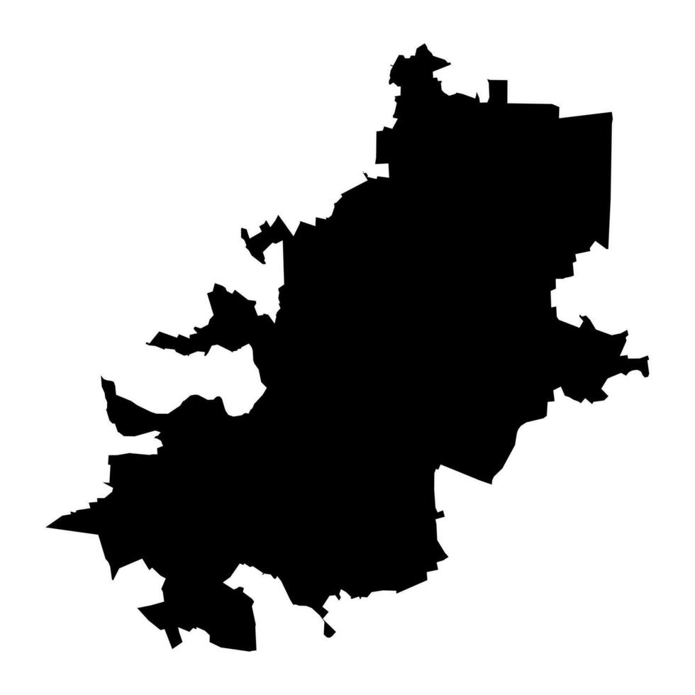 Vilnius map, administrative division of Lithuania. Vector illustration.