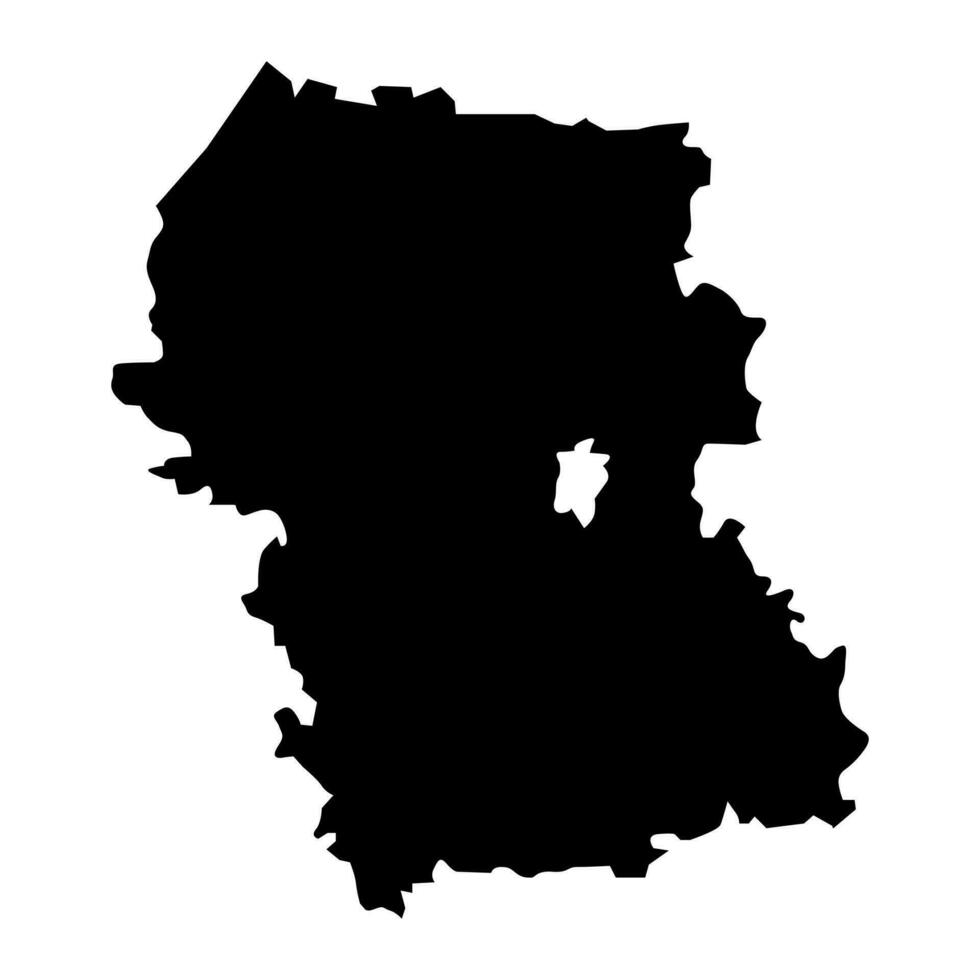 rezekne municipio mapa, administrativo división de letonia vector ilustración.
