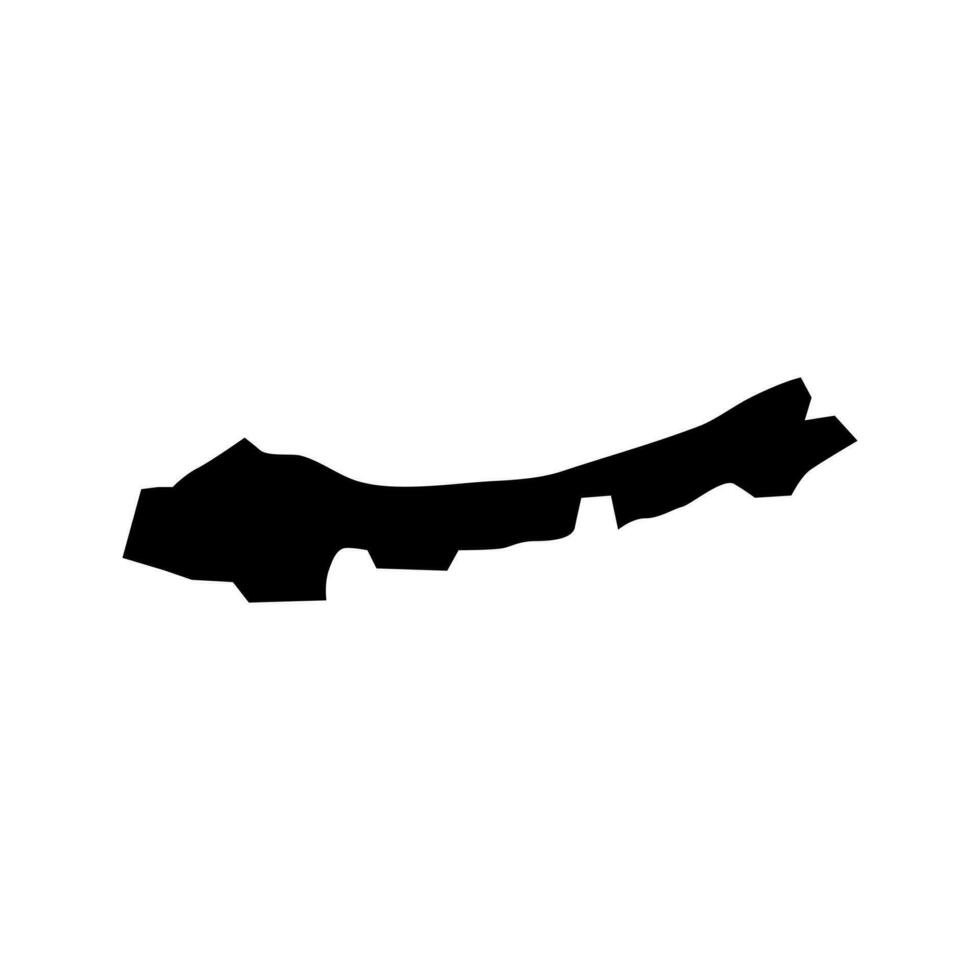 Jurmala map, administrative division of Latvia. Vector illustration.
