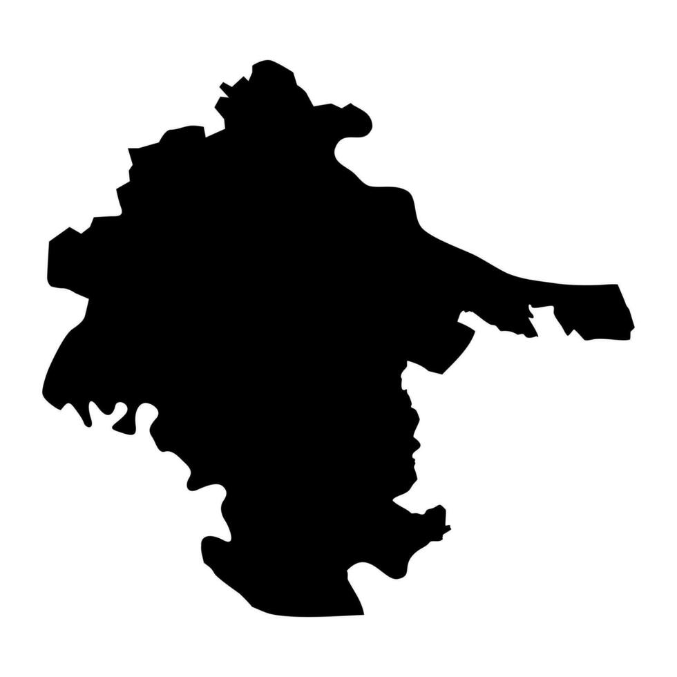 Vukovar Srijem map, subdivisions of Croatia. Vector illustration.
