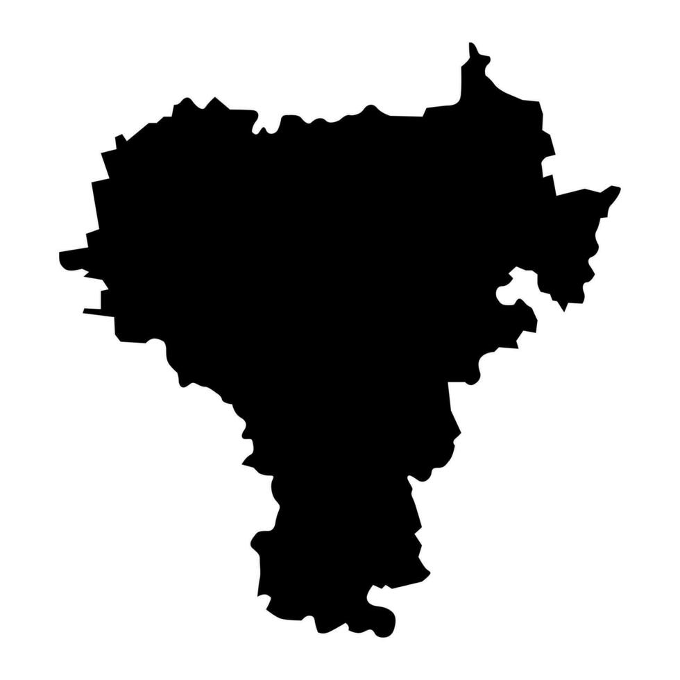 Kuldiga district map, administrative division of Latvia. Vector illustration.