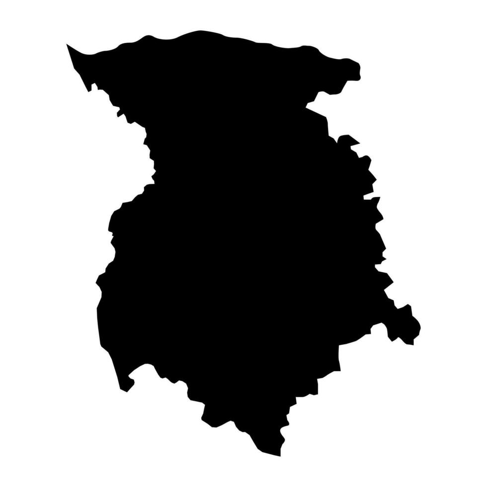 Marijampole county map, administrative division of Lithuania. Vector illustration.