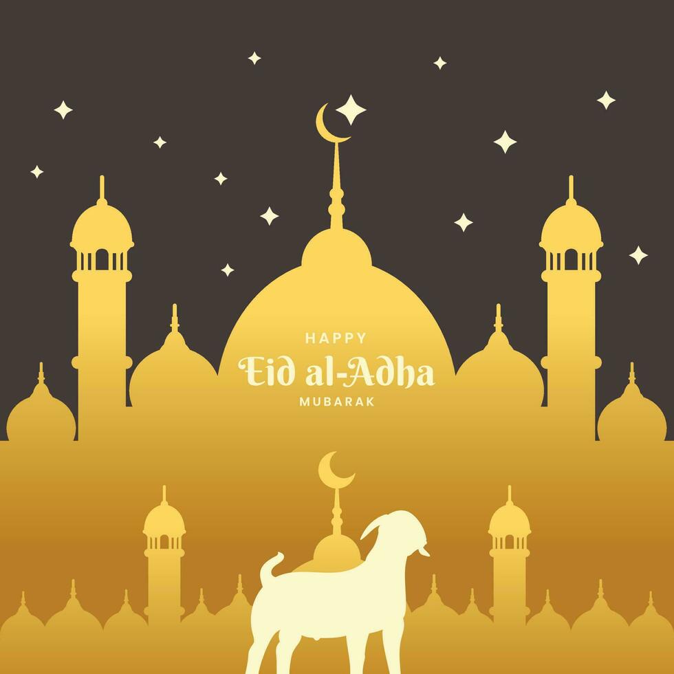 eid Alabama adha vector ilustración antecedentes islámico estilo