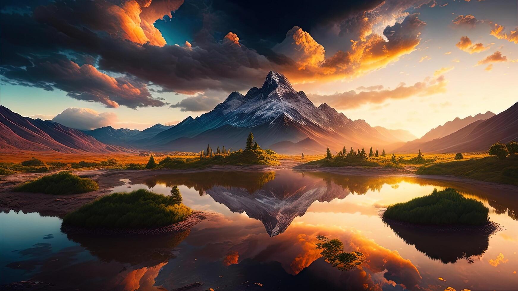 Mountain landscape sale