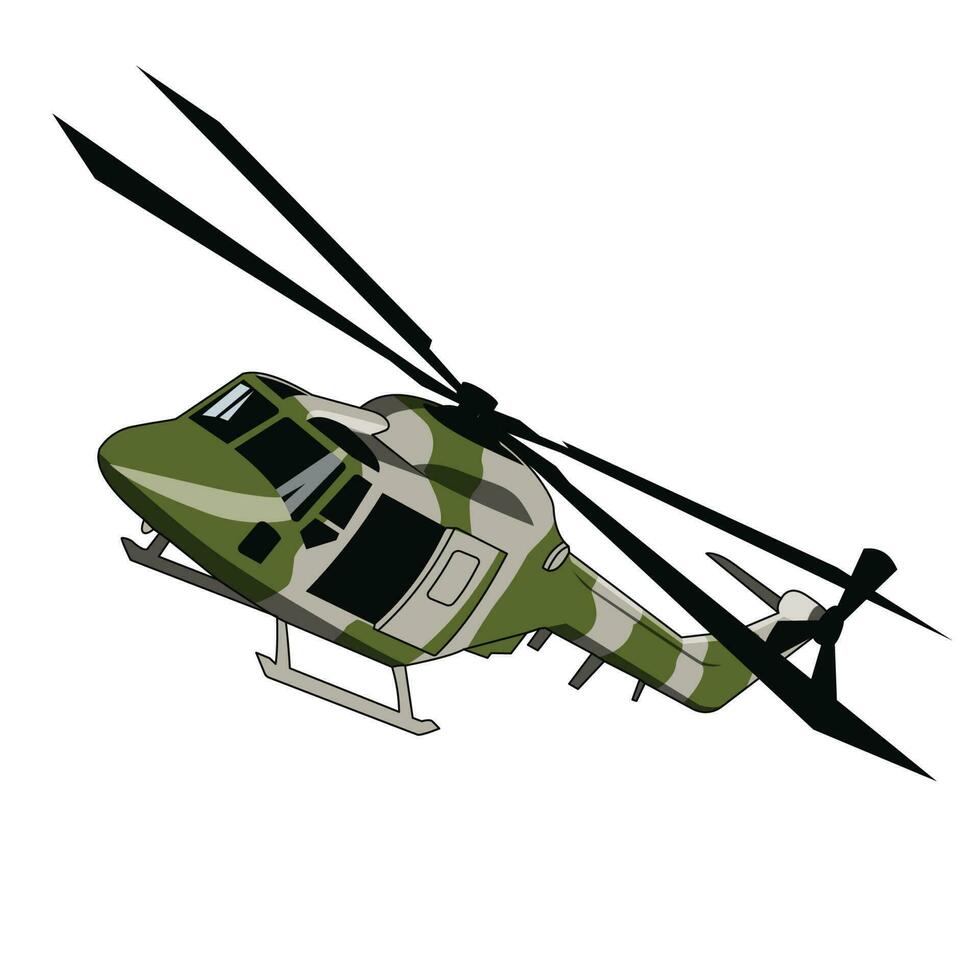 military helicopter transportation vector design