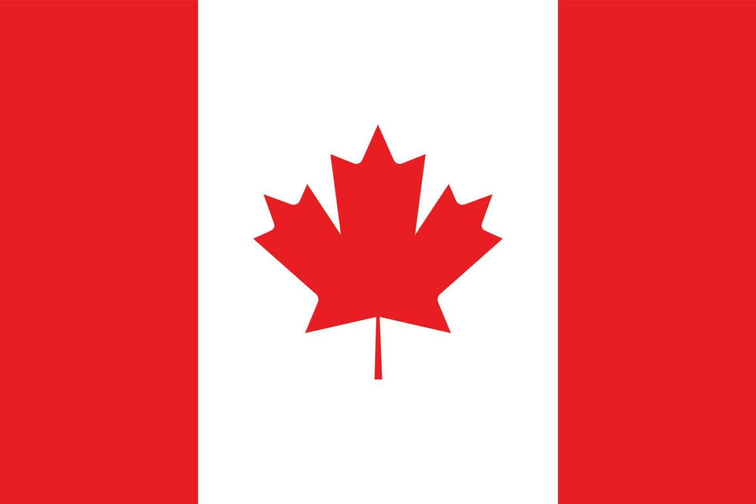 bandera nacional de canadá vector