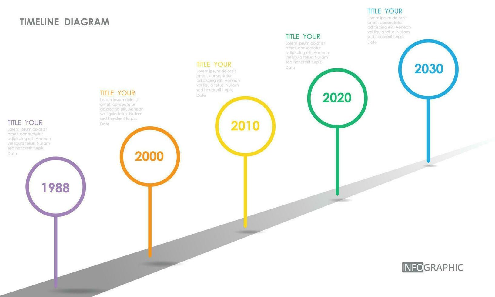 proyecto cronograma diagrama infografía mapa vial modelo para negocio. 5 5 paso moderno cronograma diagrama calendario con presentación vector infografía.