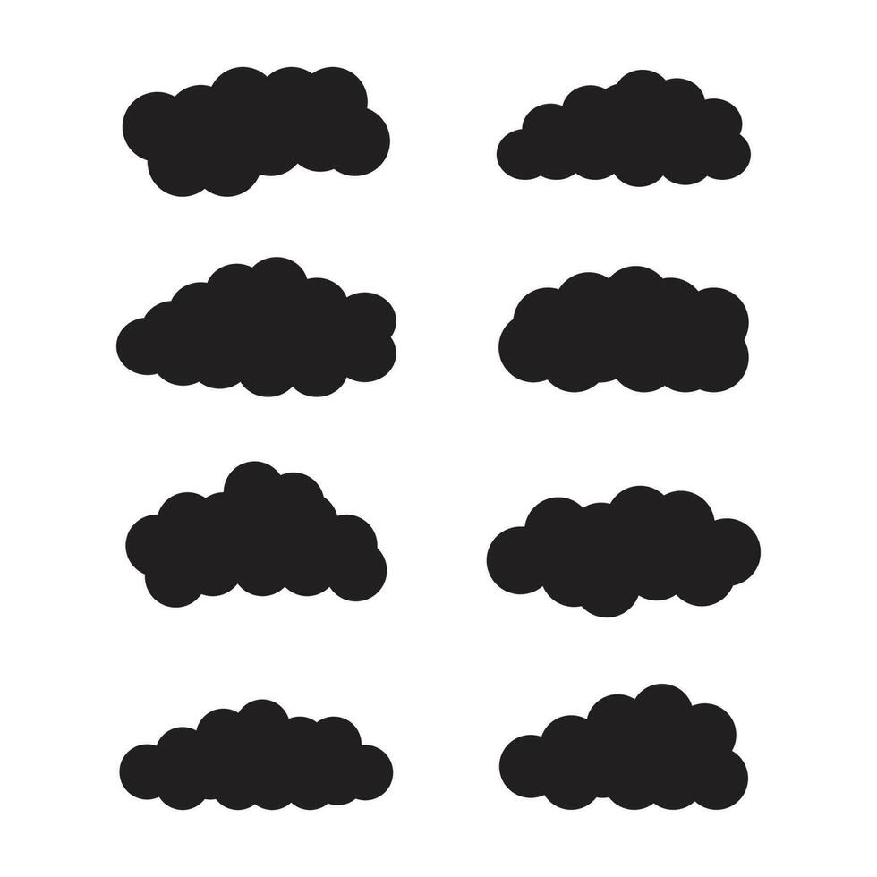 weather icon, clouds vector bundle, Sky Clouds Clipart, black and White clouds eps, Cartoon Clouds bundle, line Art Candy clouds graphics vector, outline rain clouds vector silhouette