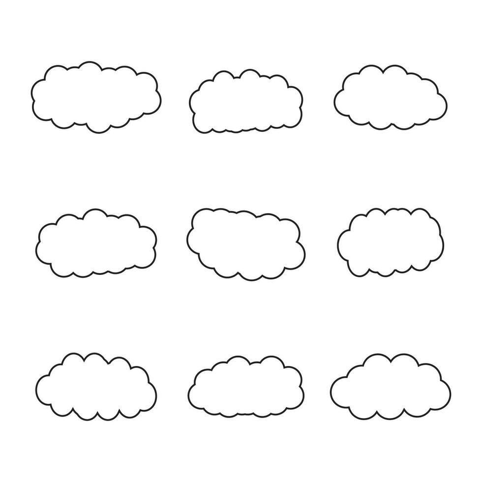 weather icon, clouds vector bundle, Sky Clouds Clipart, black and White clouds eps, Cartoon Clouds bundle, line Art Candy clouds graphics vector, outline rain clouds vector silhouette