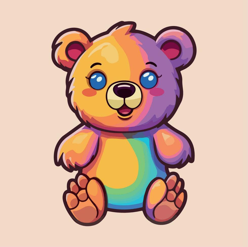 Cute Bear drawing kawaii Funny Vector Illustration eps 10 23826030 ...