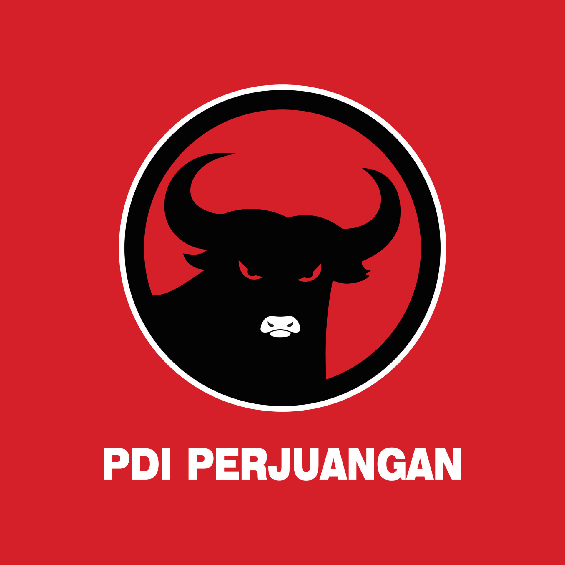 PDI logo design banner, PDI logo icon with red background 23826371 ...