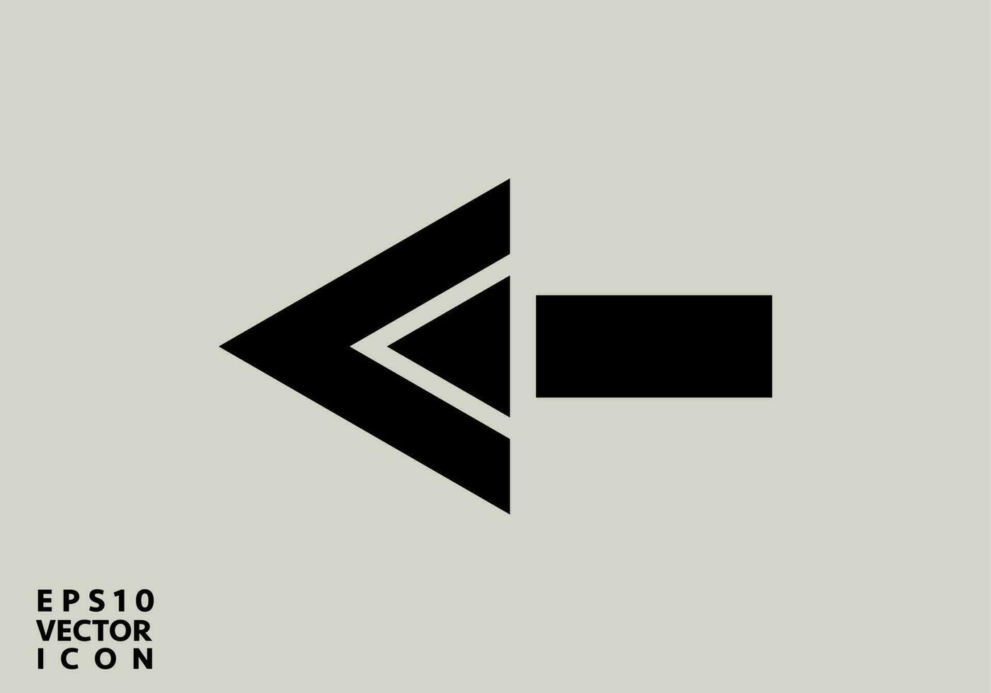 Arrow Icon in trendy flat style isolated on gray background. Arrow symbol for your web site design, logo, app, UI. Vector illustration, EPS10.