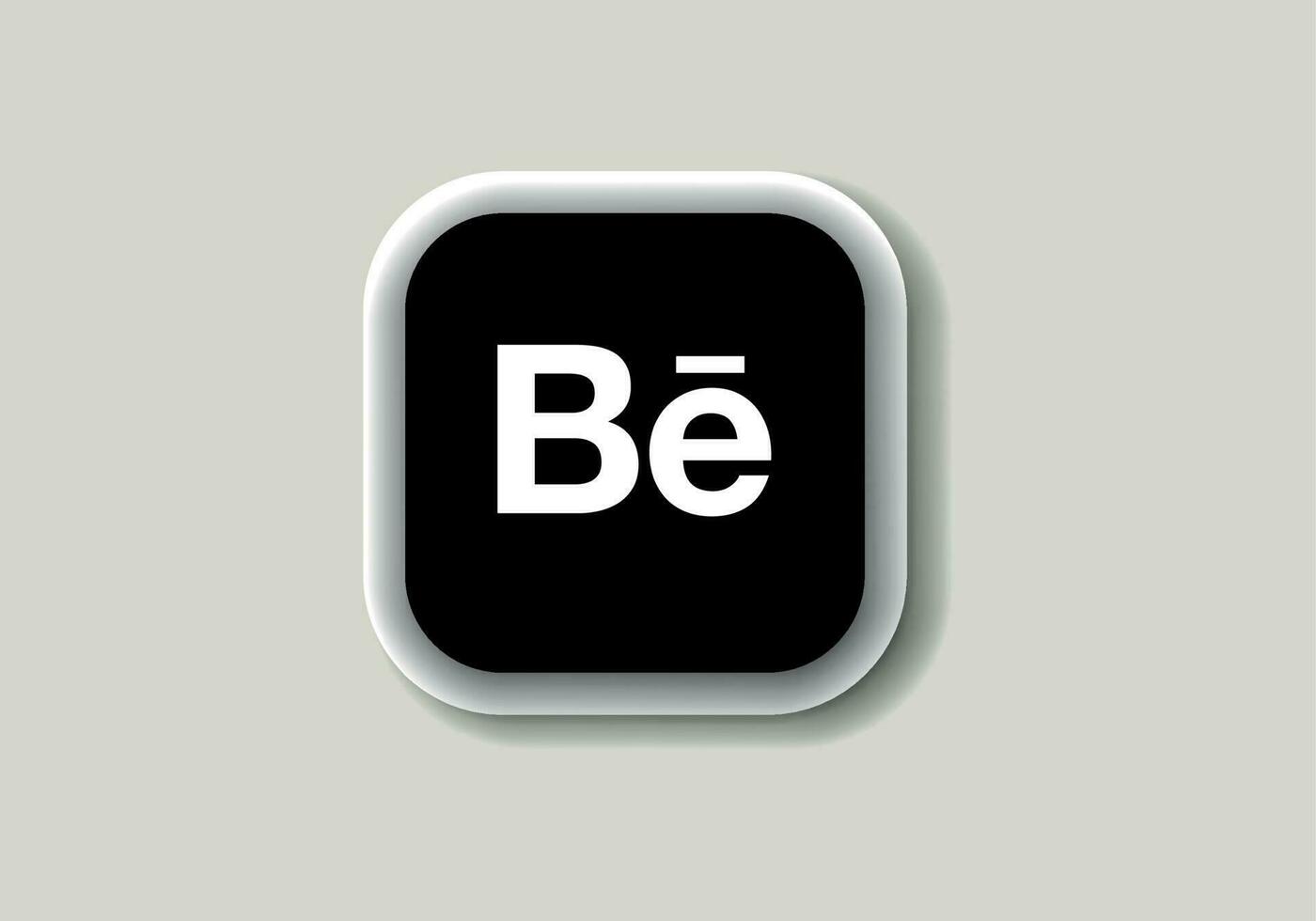 comportamiento nuevo logo y icono impreso en blanco papel. comportamiento social medios de comunicación plataforma logo vector