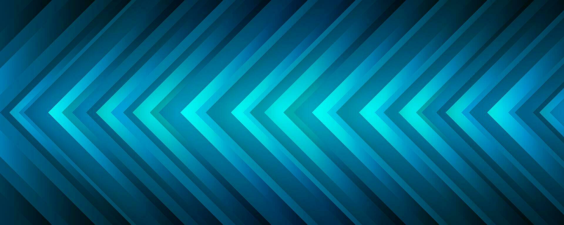 3D blue techno abstract background overlap layer on dark space with glowing arrows effect decoration. Modern graphic design element speed style concept for banner, flyer, card, or brochure cover vector
