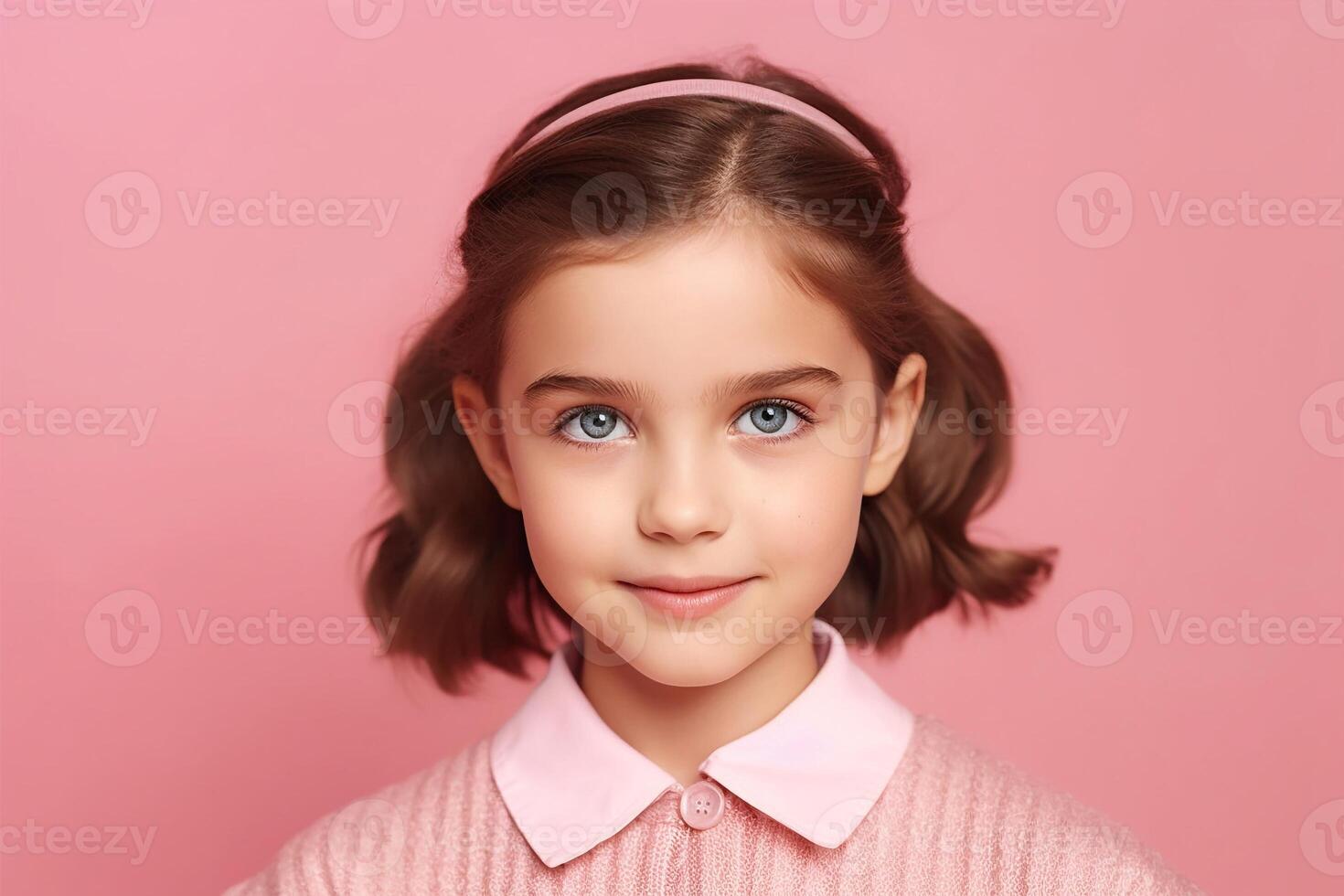 portrait a beautiful girl ai generate photo